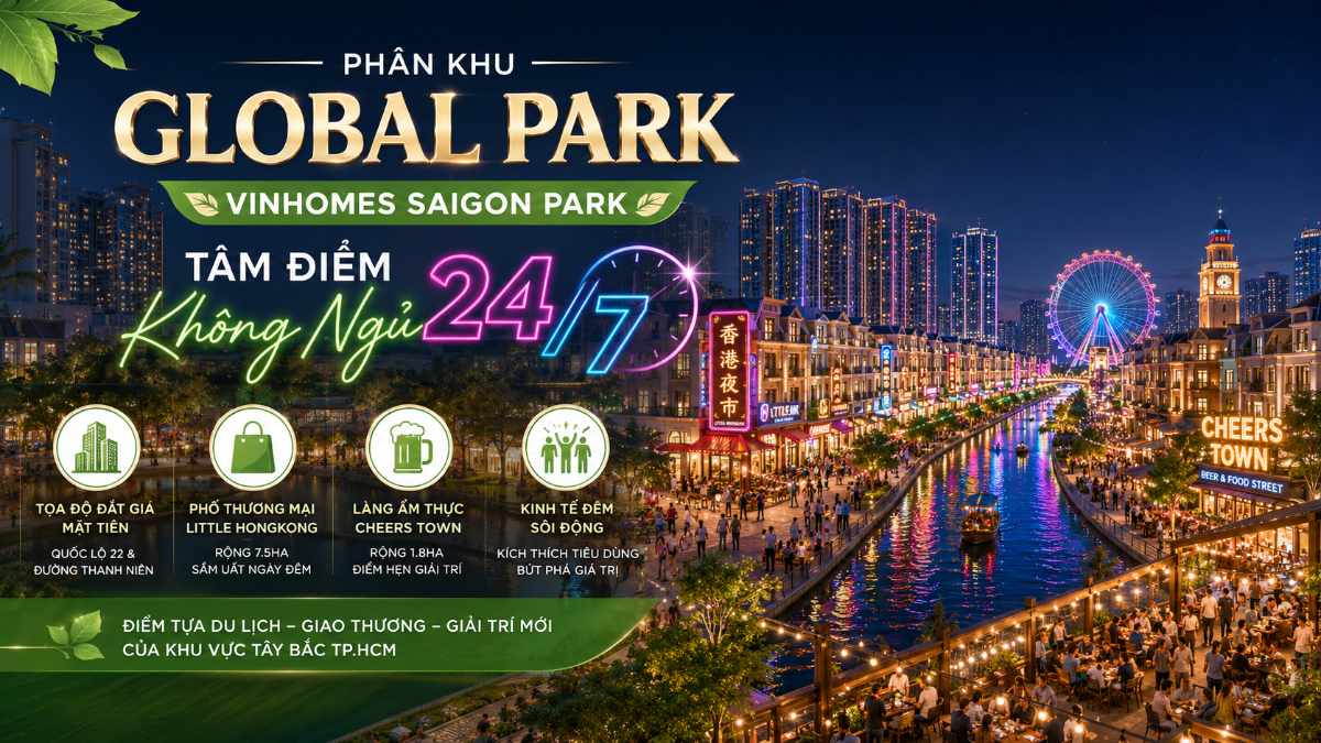 Trung tâm thương mại đáp ứng nhu cầu mua sắm gần Global Vinhomes Sài Gòn Pa