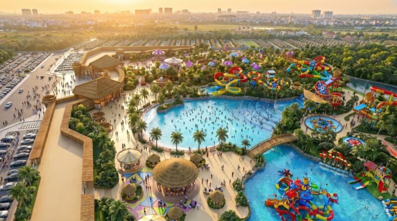 Công viên nước căn hộ Laguna Park Vinhomes Sài Gòn Park