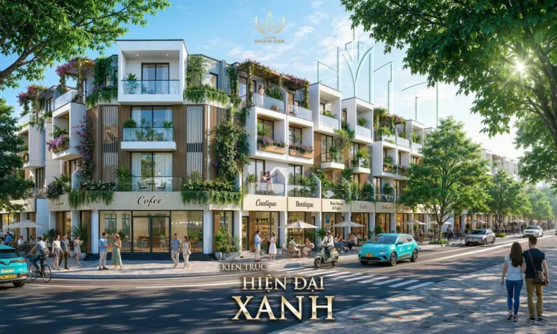 Nhà phố liền kề phong cách học thuật tại Ivy Park