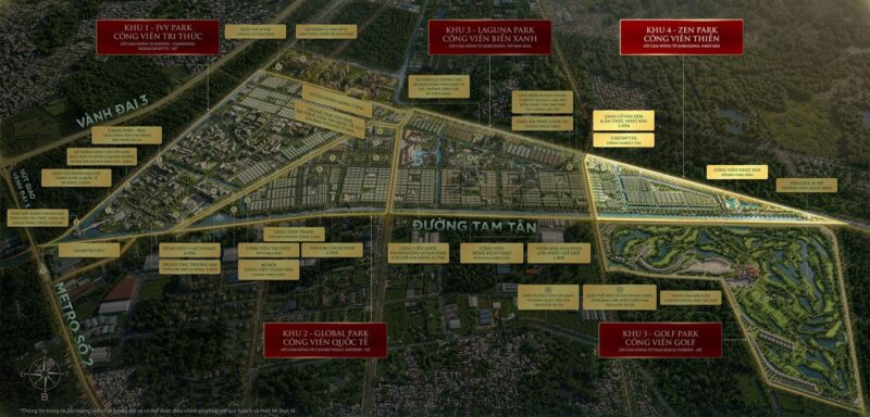 Vị trí Vinhomes Sài Gòn Park Quốc lộ 22